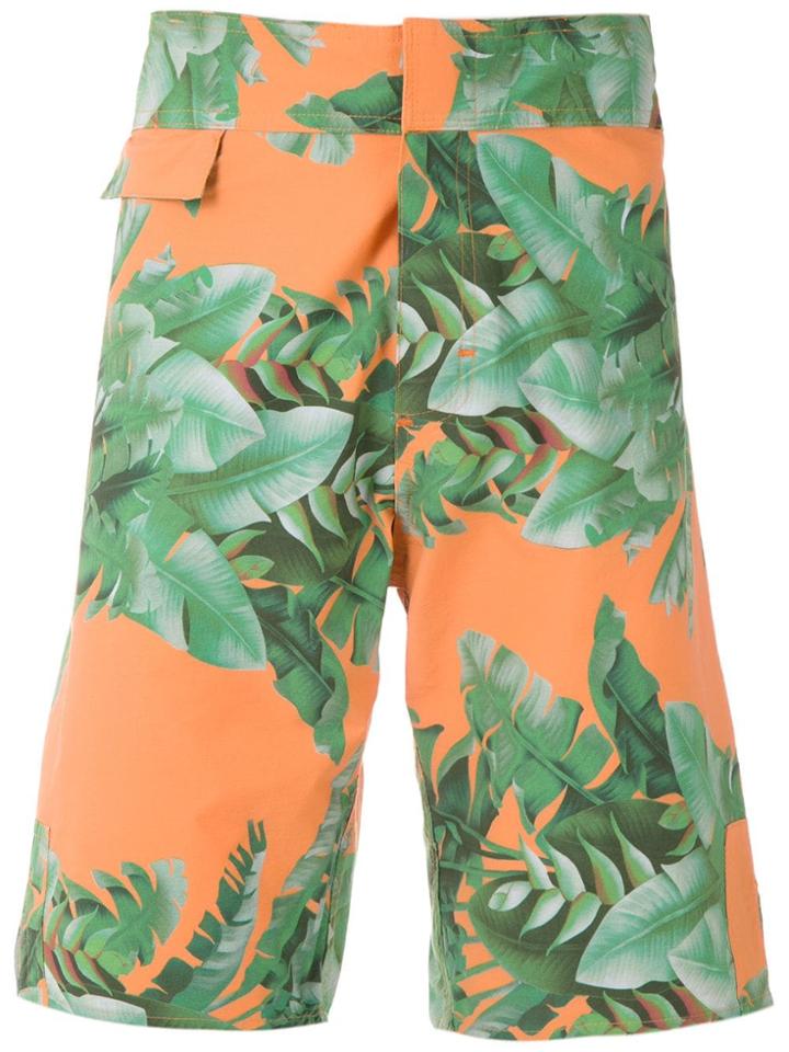 Amir Slama Printed Shorts - Green