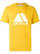 Maison Kitsuné Printed Logo T-shirt - Yellow & Orange