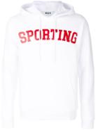 Msgm Sporting Hoodie - White