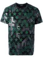 Valentino 'rockstud Camustars' T-shirt, Men's, Size: Medium, Green, Cotton