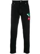 Represent Multi Patches Jeans - Black