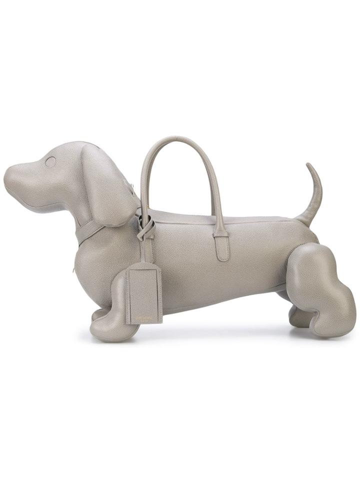 Thom Browne Hector Tote Bag - Grey