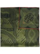 Givenchy Dollar Print Scarf, Women's, Green, Silk