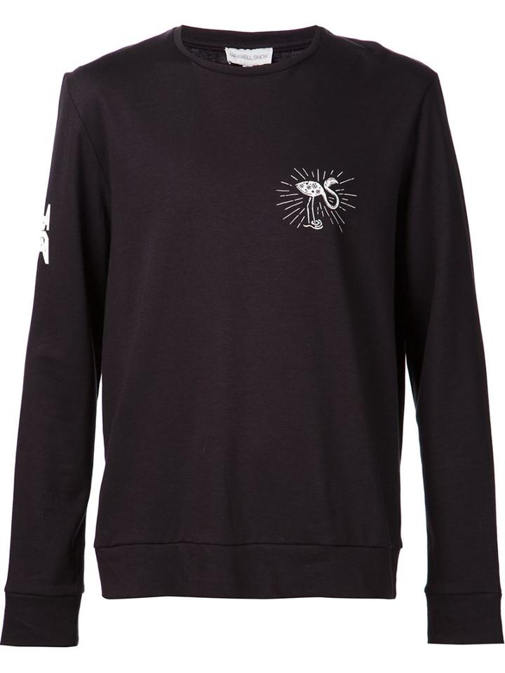 Maxwell Snow 'pleasure!' Sweatshirt, Men's, Size: Xl, Black, Nylon/modal/cashmere