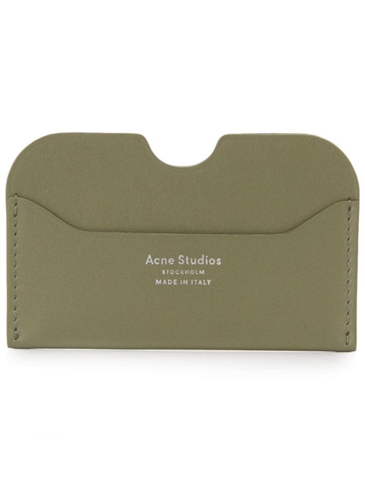 Acne Studios Elmas S Card Holder - Green