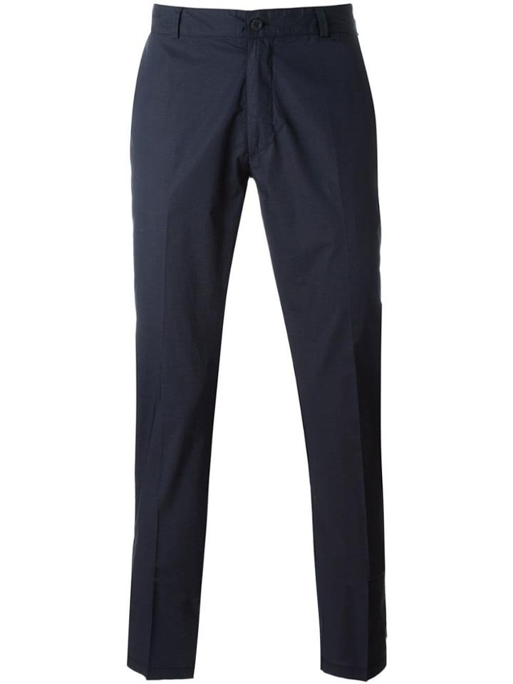 Woolrich Slim Chino Trousers - Blue