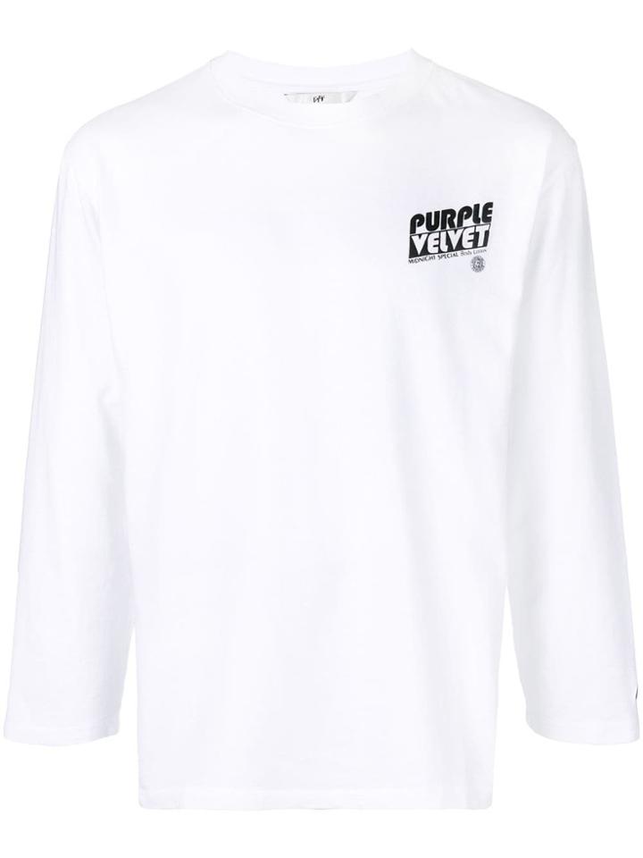 Eytys Printed 3/4 Sleeve T-shirt - White