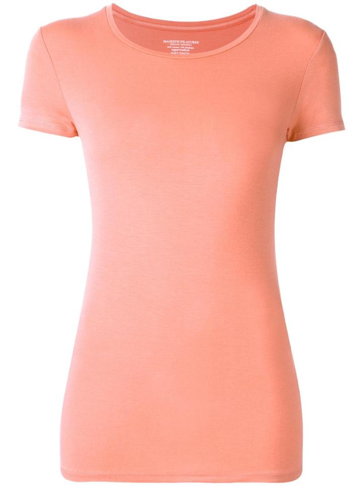 Majestic Filatures Round Neck T-shirt - Pink & Purple