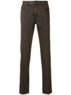 Z Zegna Slim Fit Trousers - Brown