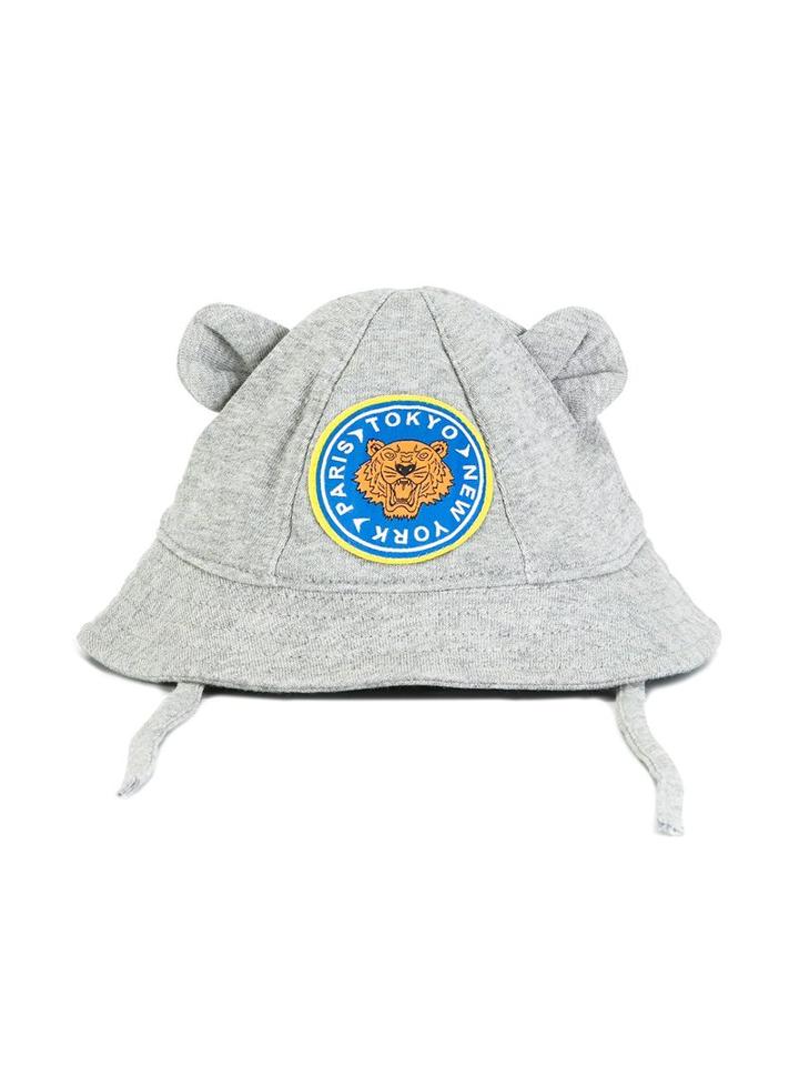 Kenzo Kids Tiger Bear Sun Hat, Boy's, Grey
