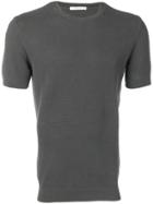 Circolo 1901 Short-sleeved Knitted Sweatshirt - Grey