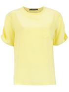 Reinaldo Lourenço Silk Top - Yellow & Orange