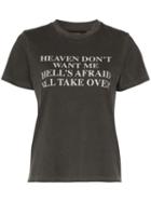 Amiri Heaven Text Print T-shirt - Black