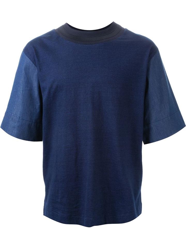 Juun.j Contrast Sleeve T-shirt