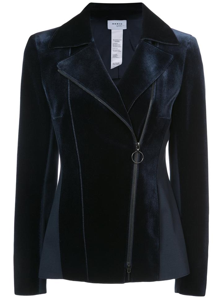 Akris Punto Biker Jacket - Blue