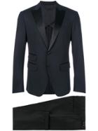 Dsquared2 Satin Trim Two-piece Suit - Blue