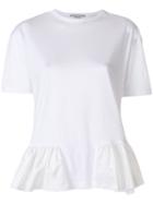 Stella Mccartney Ruffle Trim T-shirt - White
