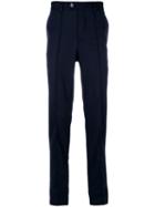 Brunello Cucinelli - Straight Leg Trousers - Men - Cotton/viscose/wool - 46, Blue, Cotton/viscose/wool