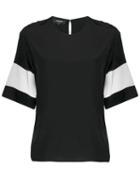 Rochas Sheer Panels T-shirt - Black