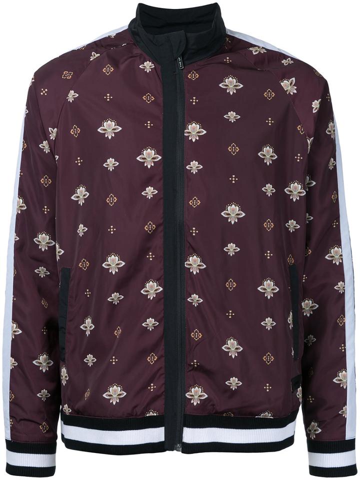 The Upside - Printed Bomber - Men - Polyamide - M, Pink/purple
