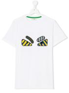 Fendi Kids - Bag Bugs Appliquéd T-shirt - Kids - Cotton - 14 Yrs, White