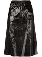 Ports 1961 Metallic Flared Skirt - Black