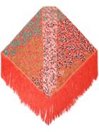 Missoni - Fringed Scarf - Women - Rayon - One Size, Red, Rayon