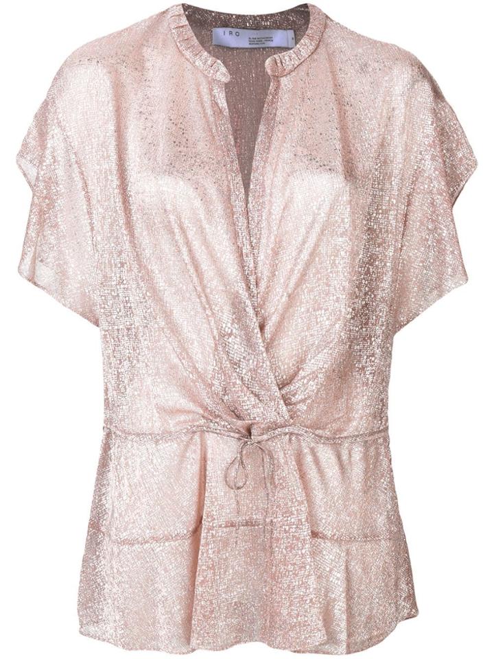 Iro Wrap Blouse - Pink