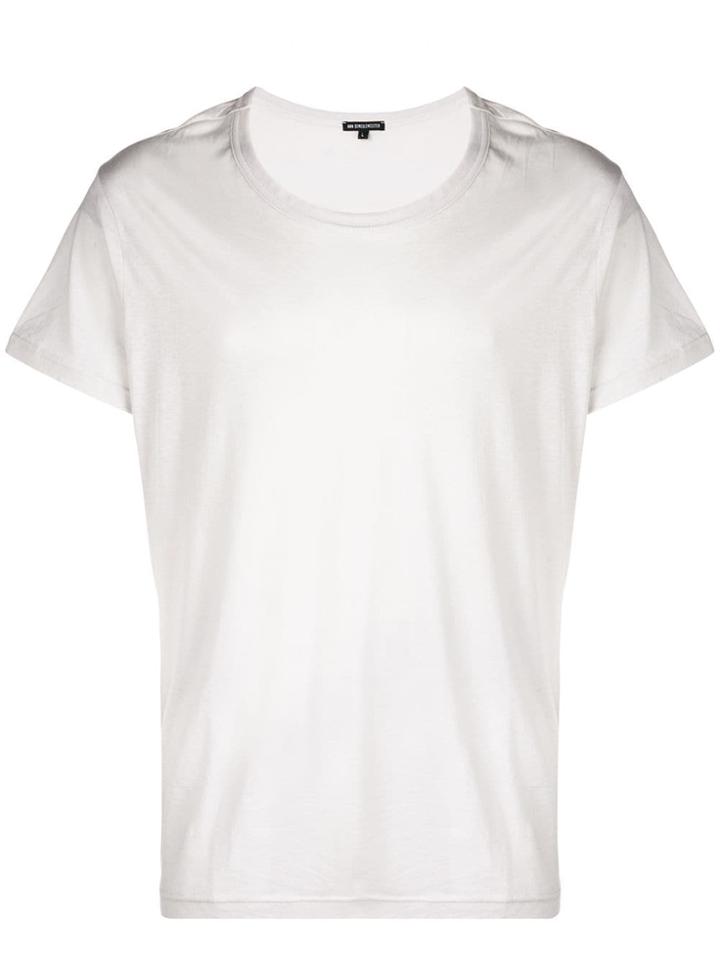 Ann Demeulemeester Plain Fitted T-shirt - Neutrals