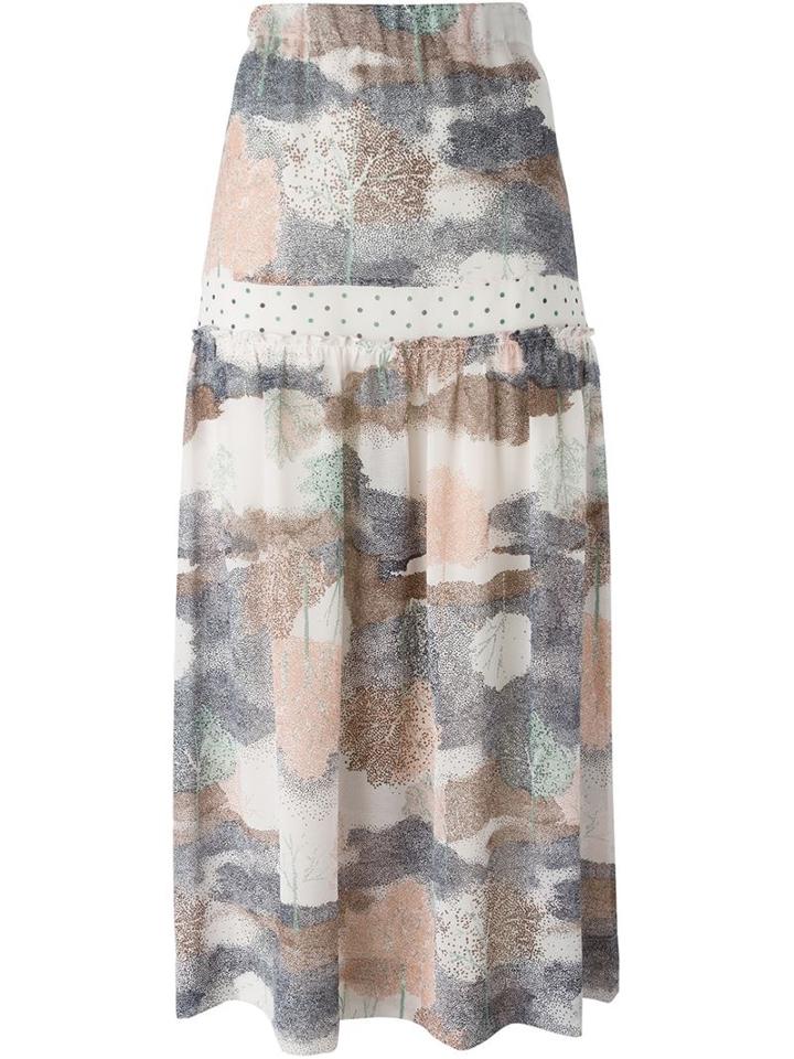 Chloe Cloud Print Skirt
