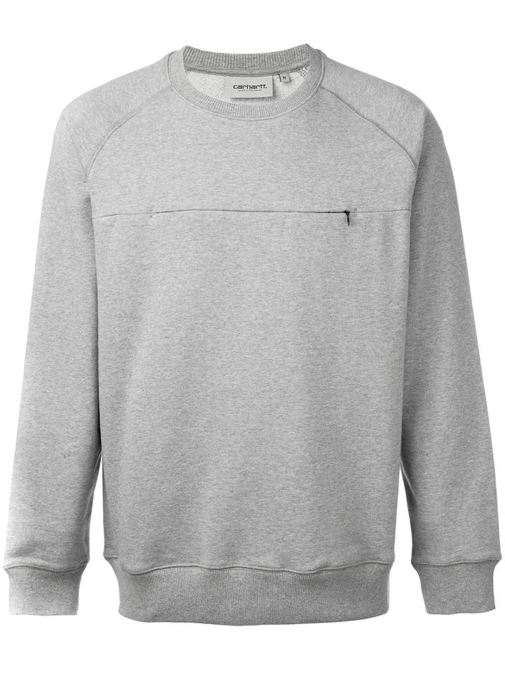 Carhartt - Chrono Sweater - Men - Cotton/polyester - M, Grey, Cotton/polyester