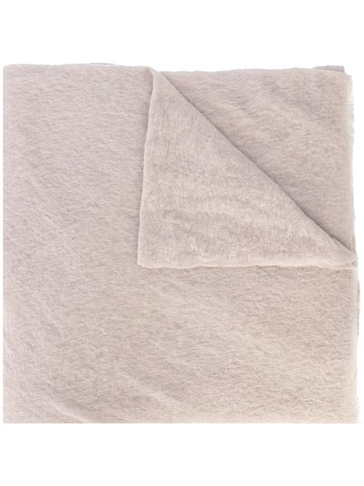 Botto Giuseppe Textured Scarf - Nude & Neutrals