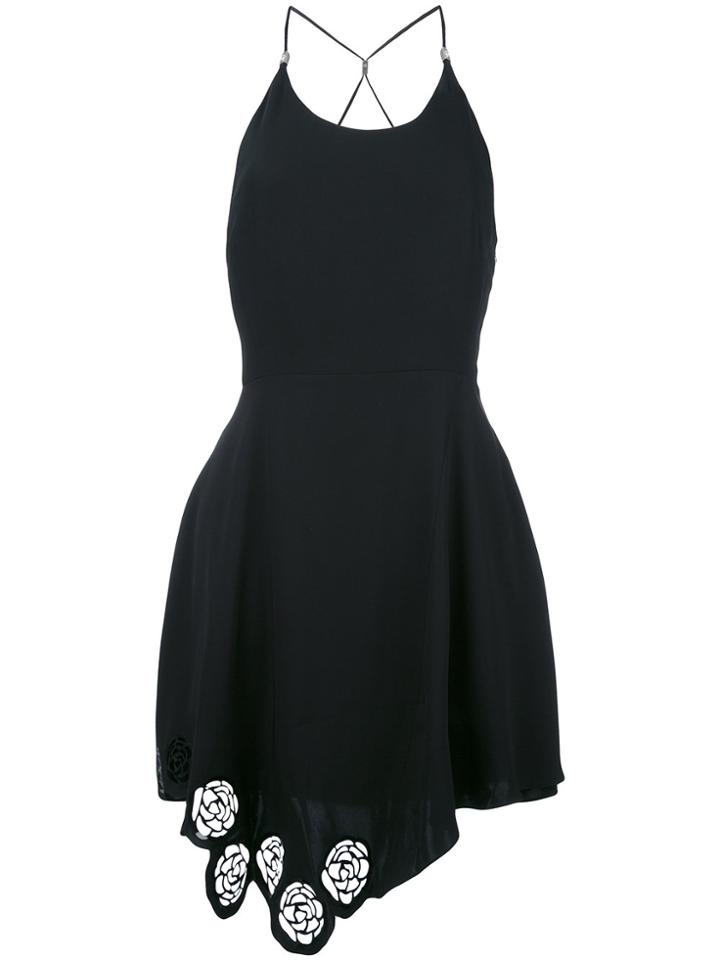 Versus Laser Cut Hem Dress - Black