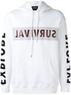 Markus Lupfer Survival Grant Hoodie, Men's, Size: Xl, White, Cotton