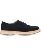Church S Leyton Derby Shoes, Men's, Size: 8.5, Blue, Calf Suede/leather/rubber