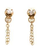 Melissa Joy Manning 14kt Gold Pearl Chain Earrings - Metallic