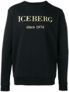 Iceberg Crew Neck Pullover - Black