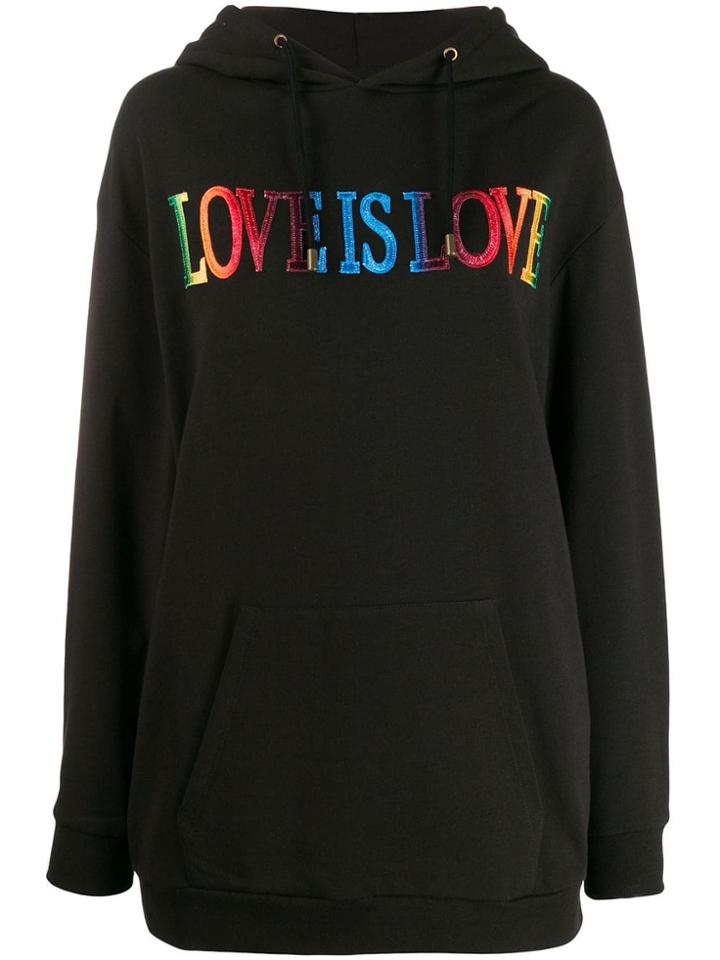 Alberta Ferretti Embroidered Swatshirt - Black