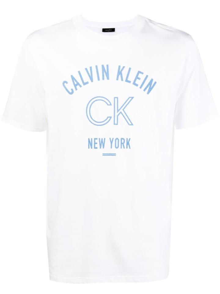Calvin Klein Front Logo T-shirt - White