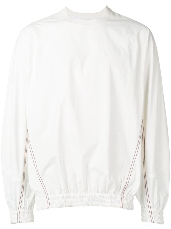 Y-3 Contrast Stitching Sweatshirt - White