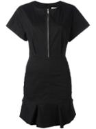 Isabel Marant Étoile Ruffled Hem Dress, Women's, Size: 40, Black, Cotton/linen/flax/polyamide/spandex/elastane