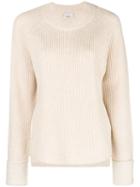 3.1 Phillip Lim Ribbed Crew Neck Sweater - Neutrals
