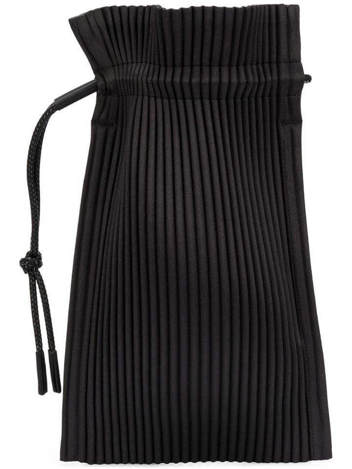Issey Miyake Ribbed Pouch - Black