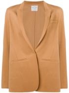 Forte Forte Deep V-neck Blazer - Nude & Neutrals