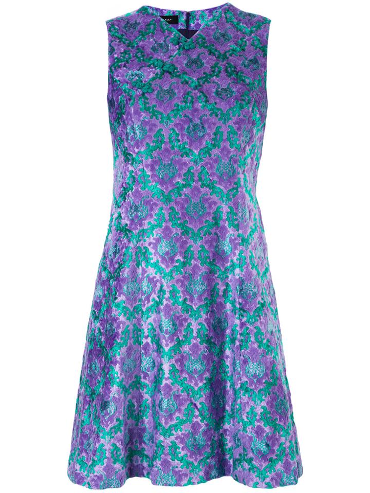 G.v.g.v. Printed Mini Dress - Pink & Purple