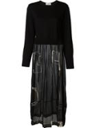 Comme Des Garçons Vintage Longsleeved Sheer Dress, Women's, Size: Medium, Black