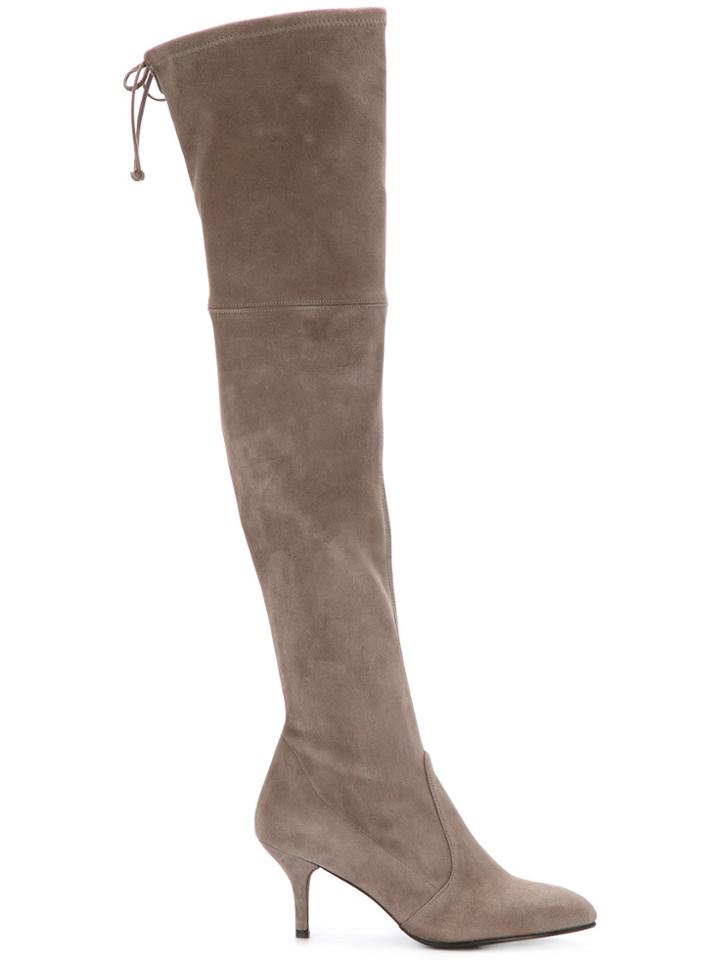 Stuart Weitzman Over-the-knee Boots - Nude & Neutrals