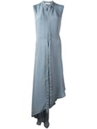 Marni Asymmetric Sleeveless Dress - Blue