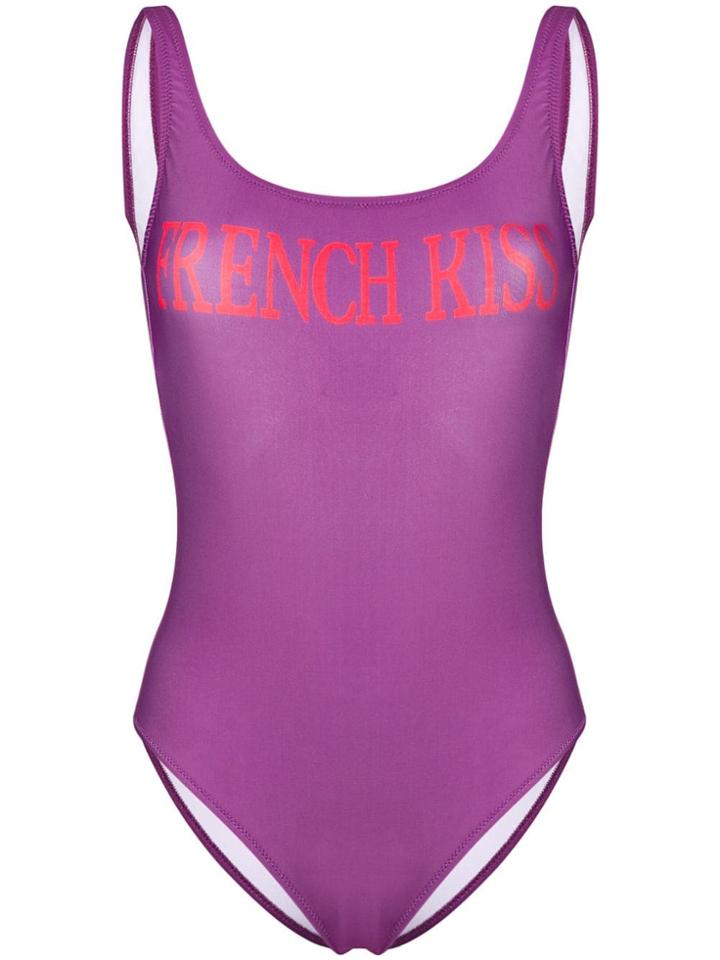 Alberta Ferretti Graphic One-piece - Purple