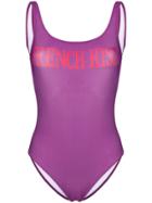 Alberta Ferretti Graphic One-piece - Purple